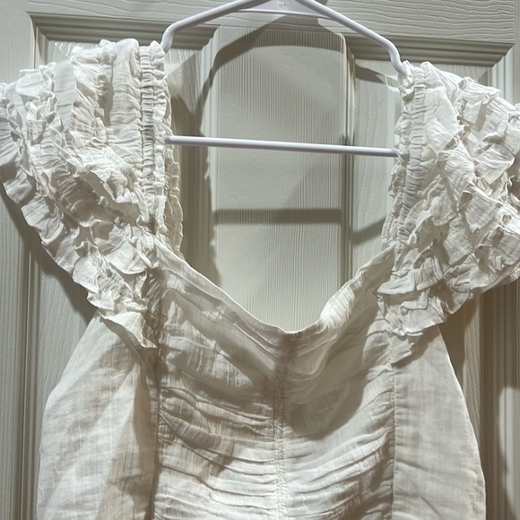 Free people white crop top size M - Picture 2 of 3